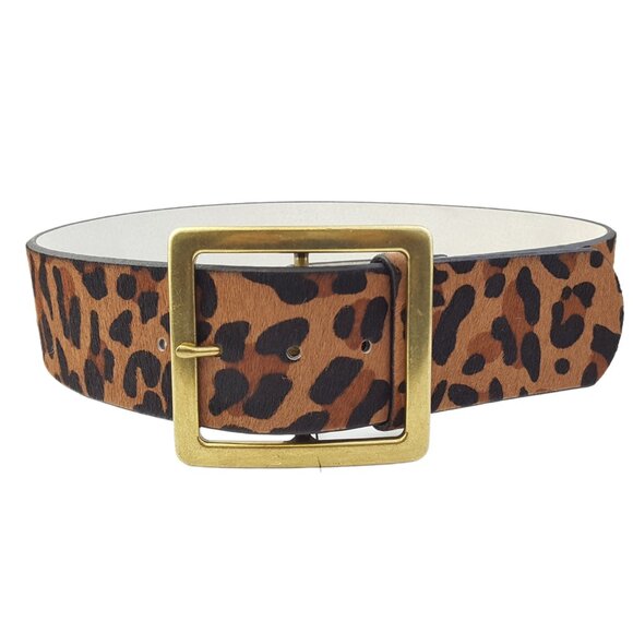 Wide width Genuine Hair Leather Belt